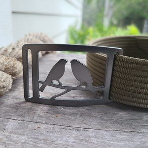 Grip6 grip 6 belt khaki birds naturalist